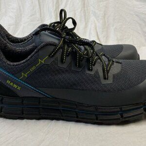 Hawx ESD Work Shoes Mens Size 13 D Gray Comp Toe Safety‎ Footwear Slip Resistant